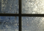 frosted window pane